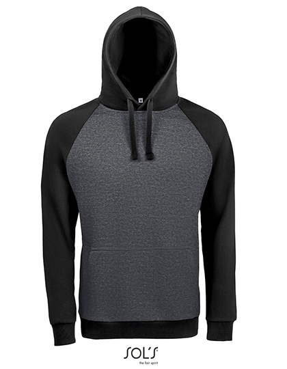 Unisex Seattle Sweat – Außen: 100% Baumwolle, Innen: 80% Baumwolle / 20% Polyester (Grey Melange/French Navy: 75% Baumwolle / 20% Polyester / 5% Viskose), (Charcoal Grey Melange/Black: 60% Baumwolle / 40% Polyester)