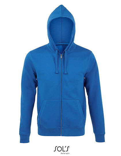 Men's Zip Hoodie Spike – 80% Baumwolle / 20% Polyester, Außen: 100% Baumwolle (Heather Grey Melange: 75% Baumwolle / 20% Polyester/ 5% Viskose)