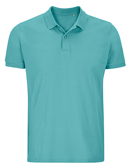 Men's Planet Polo Shirt – 100% Baumwolle (Grey Melange: 85% Baumwolle / 15% Viskose)