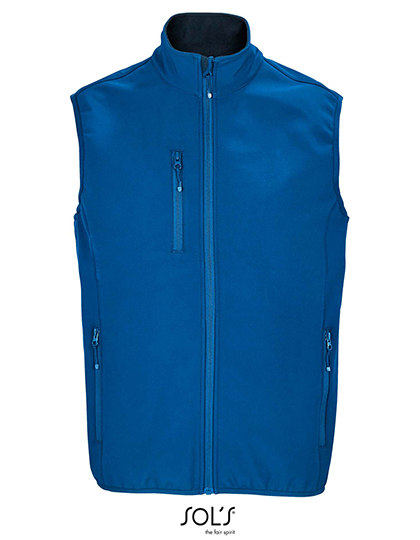 Men's Falcon Zipped Softshell Bodywarmer – 94% Polyester / 6% Elasthan, Innen: 100% Polyester