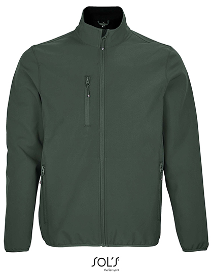 Men's Falcon Zipped Softshell Jacket – 94% Polyester / 6% Elasthan, Innen: 100% Polyester
