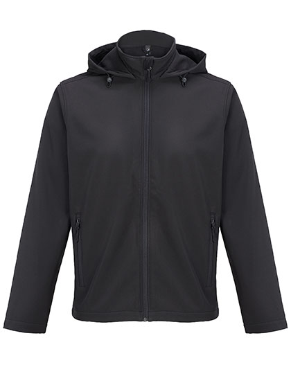 Men's Race Softshell Hooded Jacket – 100% Polyester