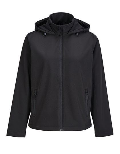 Women's Race Softshell Hooded Jacket – 100% Polyester