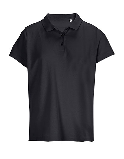 Women's Pulse Polo Shirt – 100% Baumwolle (Grey Melange: 85% Baumwolle / 15% Viskose)