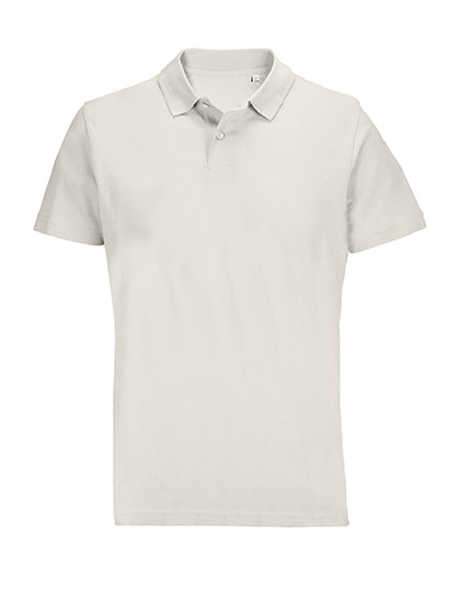 Unisex Pulse Polo Shirt – 100% Baumwolle (Grey Melange: 85% Baumwolle / 15% Viskose)