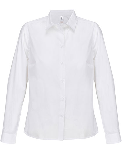 Women's Poplin Shirt Long Sleeve Bailey – 65% Polyester / 35% Baumwolle