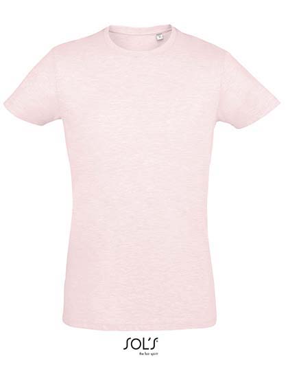 Regent Fit T-Shirt – 100% Baumwolle (Heather Pink, Heather Sky, Charcoal Melange, Heather Oxblood, Heather Khaki, Heather Denim: 60% Baumwolle / 40% Polyester), (Grey Melange: 85% Baumwolle / 15% Viskose)