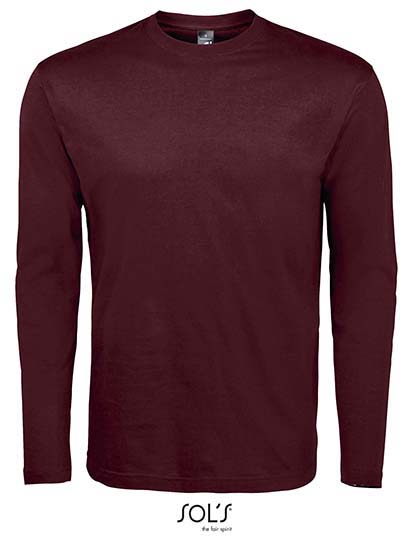 T-Shirt Monarch Long Sleeve – 100% Baumwolle (Grey Melange: 85% Baumwolle / 15% Viskose)