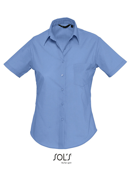 Popeline-Blouse Escape Short Sleeve – 65% Polyester / 35% Baumwolle