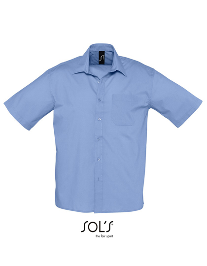Popeline-Shirt Bristol Short Sleeve – 65% Polyester / 35% Baumwolle