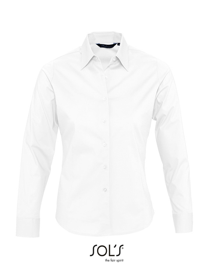 Women's Long Sleeved Stretch Shirt Eden – 97% Baumwolle / 3% Elasthan