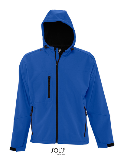 Men's Hooded Softshell Jacket Replay – 94% Polyester / 6% Elasthan