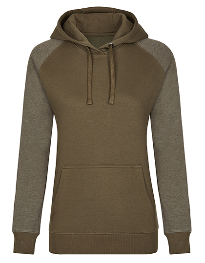 my mate - Ladies' Hoody – Uni Farben: 80% Baumwolle / 20% Polyester; Heather Farben: 60% Baumwolle / 40% Polyester; Heather Grey: 85% Baumwolle / 15% Viskose