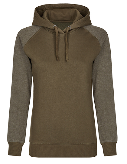 my mate - Ladies' No Pocket Hoody – Uni Farben: 80% Baumwolle / 20% Polyester; Heather Farben: 60% Baumwolle / 40% Polyester; Heather Grey: 85% Baumwolle / 15% Viskose