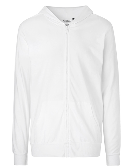 Unisex Jersey Hoodie With Zip – 100% Baumwolle