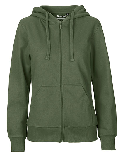 Ladies' Zip Hoodie – 100% Baumwolle