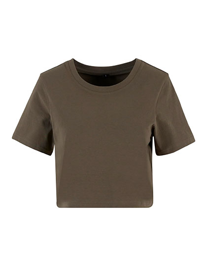 Ladies Cropped Tee – 95% Baumwolle / 5% Elasthan