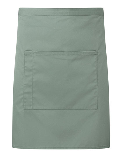 Colours Mid Length Apron with Pocket – 65% Polyester / 35% Baumwolle (Denim: 70% Baumwolle / 30% Polyester)