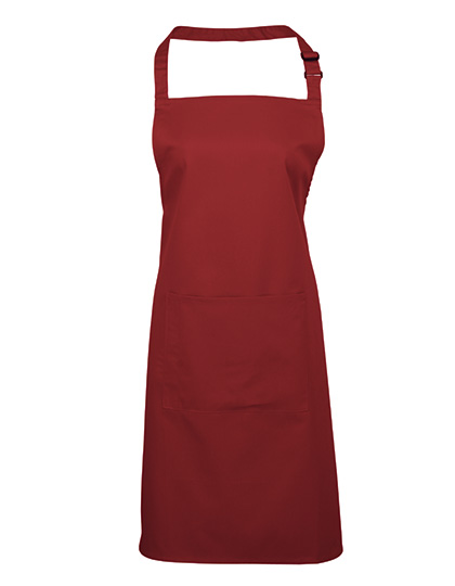 Colours Collection Bib Apron With Pocket – 65% Polyester / 35% Baumwolle (Denim: 70% Baumwolle / 30% Polyester)