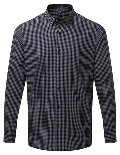 Men's Maxton Check Long Sleeve Shirt – 65% Polyester / 35% Baumwolle