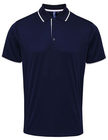 Men's Contrast Coolchecker® Polo – 100% Polyester