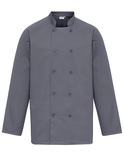 Long Sleeve Chef's Jacket – 65% Polyester / 35% Baumwolle