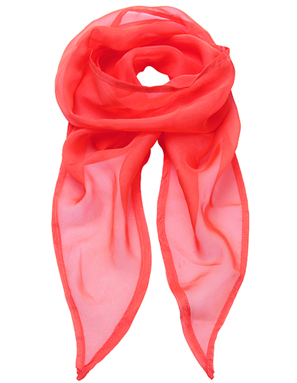 Women's Colours Collection Chiffon Scarf – 100% Polyester