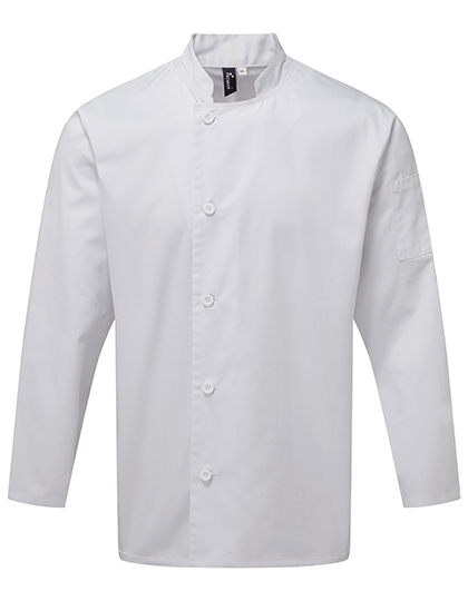 Essential Long Sleeve Chef's Jacket – 65% Polyester / 35% Baumwolle