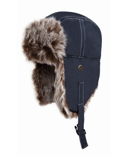 Classic Sherpa Hat – Außen: 100% Polyester, Kunstfell: 80% Polyacryl / 20% Polyester