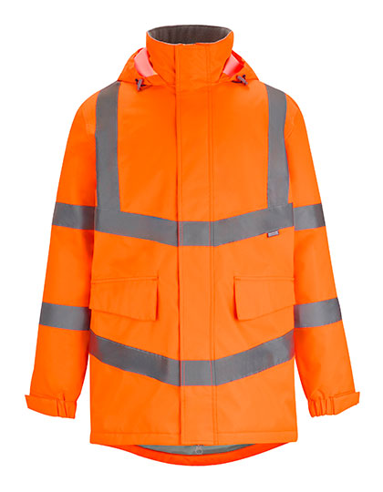 Hi-Vis Pro Contract Dover Parka Jacket – 100% Polyester