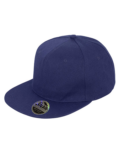 Bronx Original Flat Peak Snapback Cap – 100% Polyacryl, Schirmunterseite: 100% Baumwolle
