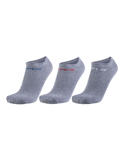 In Liner Socks (3 Pair Banderole) – 75% Baumwolle / 15% Polyester / 9% Polyamid / 1% Elasthan (Grey Melange: 52% Baumwolle / 41% Polyester / 6% Polyamid / 1% Elasthan)