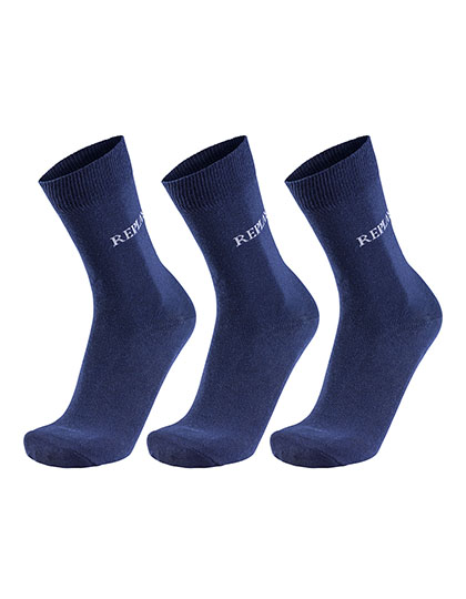 Casual Socks (3 Pair Banderole) – 47% Polyester / 46% Baumwolle / 6% Polyamid / 1% Elasthan (Melange Farben: 56% Polyester / 37% Baumwolle / 6% Polyamid / 1% Elasthan)