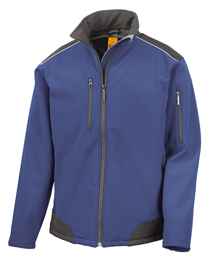 Ripstop Soft Shell Workwear Jacket With Cordura Panels – Außen: 93% Polyester / 7% Elasthan, Mittelschicht: 100% Polyurethan, Innen: 100% Polyester