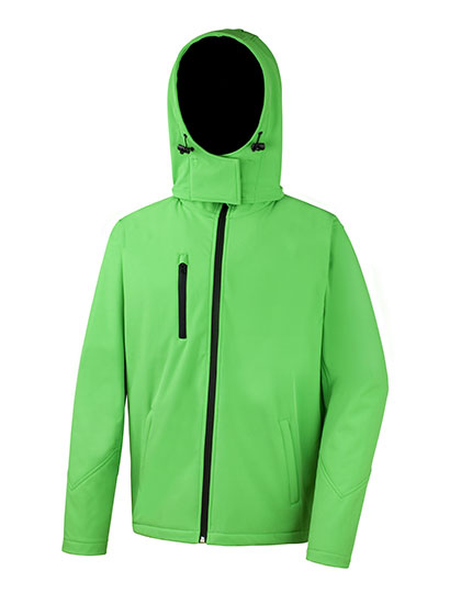 Men's TX Performance Hooded Soft Jacket – Außen: 93% Polyester / 7% Elasthan, Innen: 100% Polyester