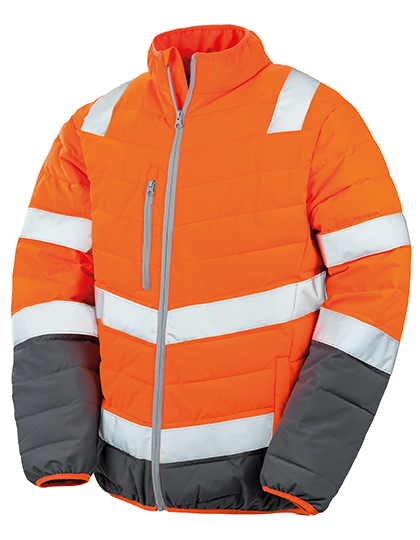 Men's Soft Padded Safety Jacket – 100% Polyester
