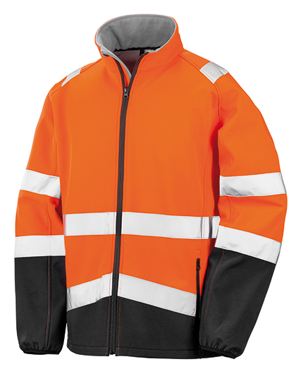 Printable Safety Softshell Jacket – 100% Polyester