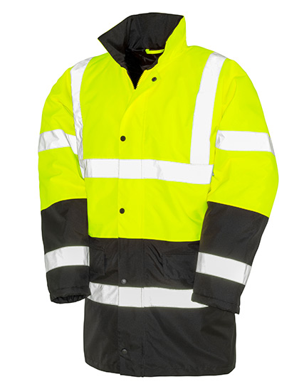 Motorway 2-Tone Safety Coat – 100% Polyester