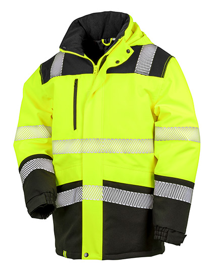 Printable Waterproof Softshell Safety Coat – 100% Polyester