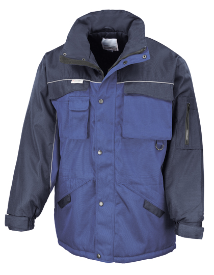Heavy Duty Combo Coat – Außen + Wärmeschutz: 100% Polyester, Futter: Oberer Rumpf: 100% Polyester und unterer Rumpf: 100% Nylon