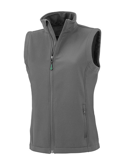 Women's Recycled 2-Layer Printable Softshell Bodywarmer – 100% Polyester