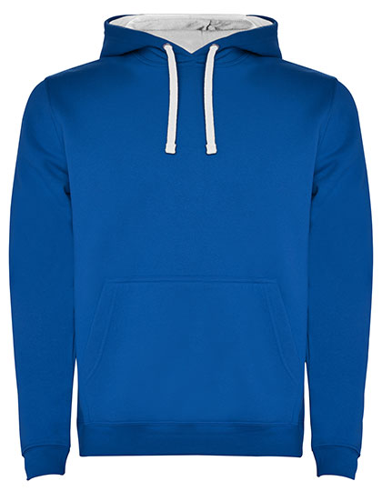Men's Urban Hooded Sweatshirt – 50% Polyester / 50% Baumwolle (Heather Grey: 55% Baumwolle / 40% Polyester / 5% Viskose)