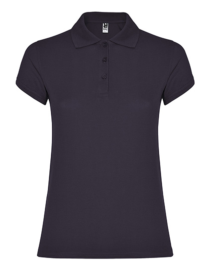 Women's Star Poloshirt – 100% Baumwolle (Heather Grey: 85% Baumwolle / 15% Viskose)