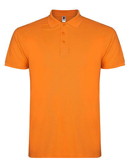 Men's Star Poloshirt – 100% Baumwolle (Heather Grey: 85% Baumwolle / 15% Viskose)