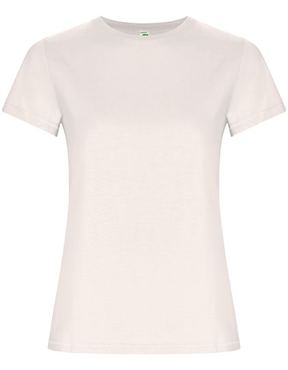 Women's Golden Organic T-Shirt – 100% Baumwolle (Heather Grey: 85% Baumwolle / 15% Viskose)
