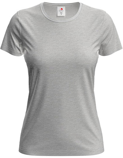Classic-T Women – 100% Baumwolle (Grey Heather: 85% Baumwolle / 15% Viskose)
