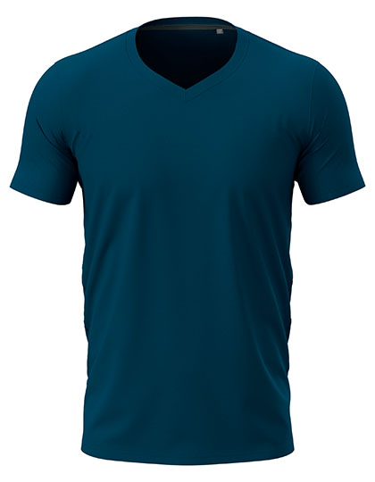 Stretch-T V-Neck – 95% Baumwolle / 5% Elasthan