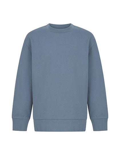Kids' Sustainable Fashion Curved Hem Sweat – 60% Baumwolle / 40% Polyester