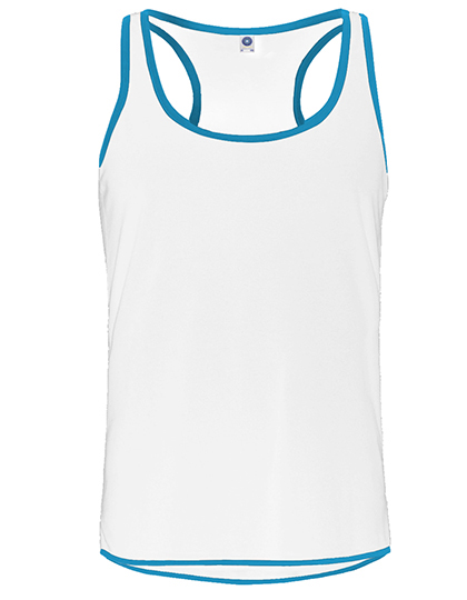 Men's Contrast Sports Vest – 100% Polyester