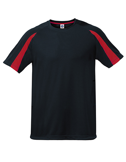 Unisex Contrast Sports T-Shirt – 100% Polyester